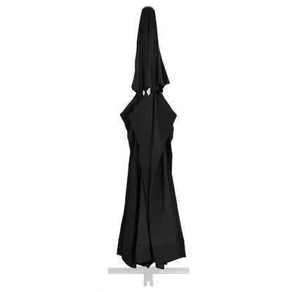 vidaXL Replacement Fabric | Black | Polyester with PA coating | 600 cm diameter 4