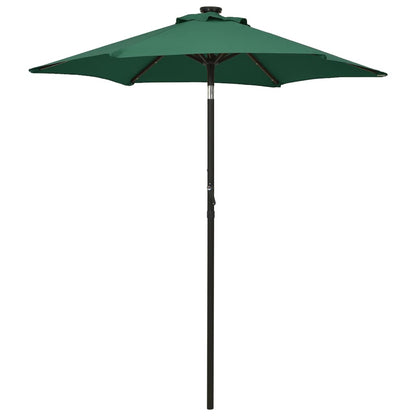 vidaXL Garden Parasol | Green and dark grey | Polyester, Aluminium 1