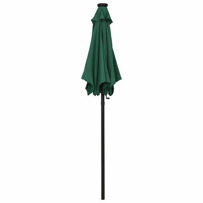 vidaXL Garden Parasol | Green and dark grey | Polyester, Aluminium 3