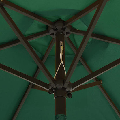 vidaXL Garden Parasol | Green and dark grey | Polyester, Aluminium 5