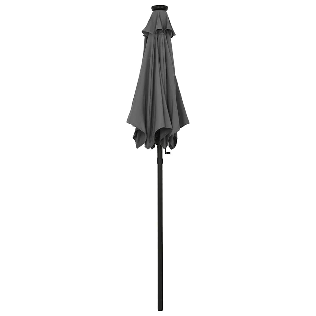 vidaXL Garden Parasol | Anthracite and Dark Grey | Polyester, Aluminium | Medium 3