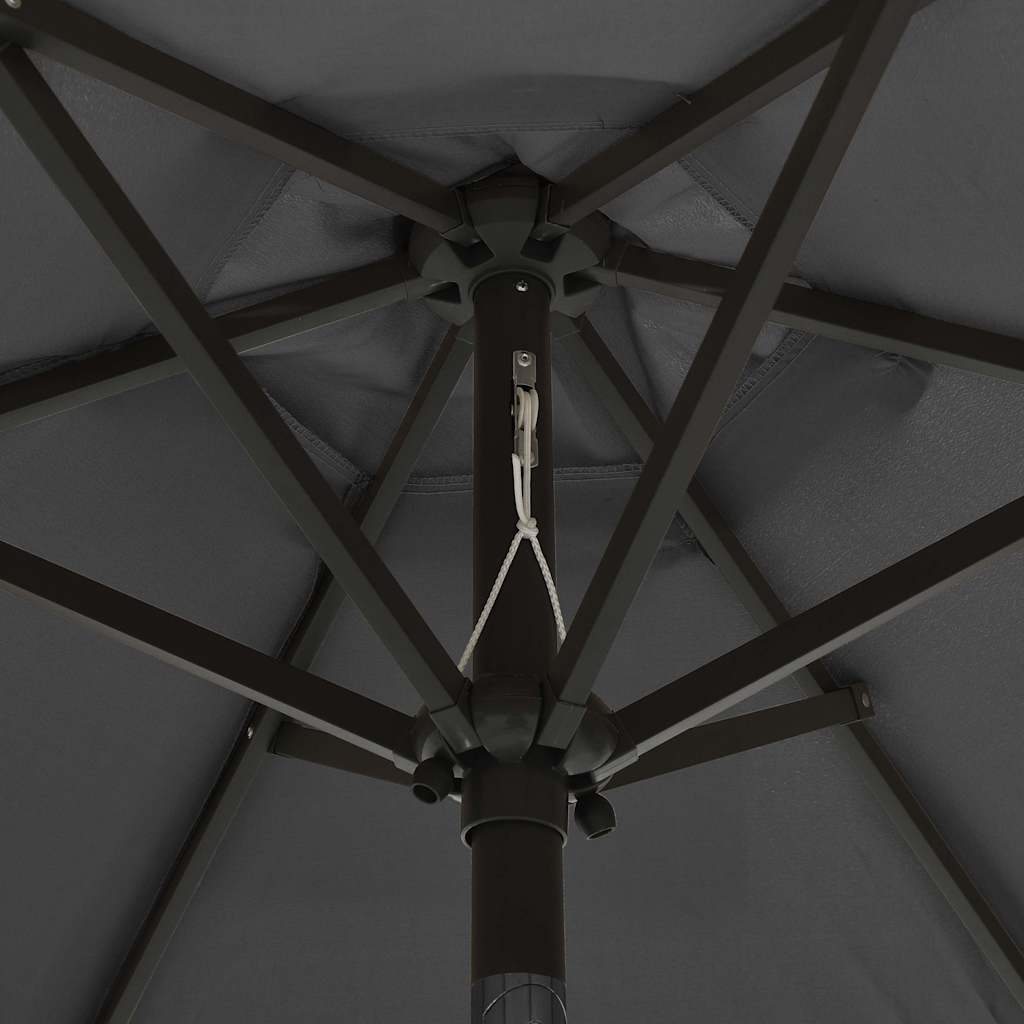 vidaXL Garden Parasol | Anthracite and Dark Grey | Polyester, Aluminium | Medium 5