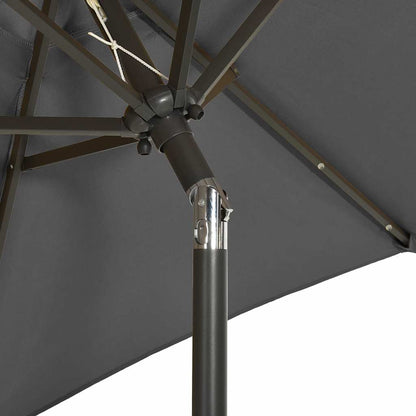 vidaXL Garden Parasol | Anthracite and Dark Grey | Polyester, Aluminium | Medium 6