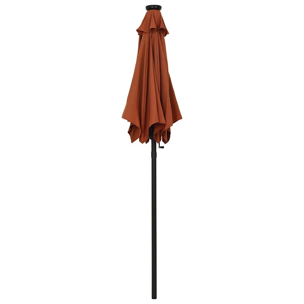 vidaXL Garden Parasol | Terracotta and Dark Grey 3