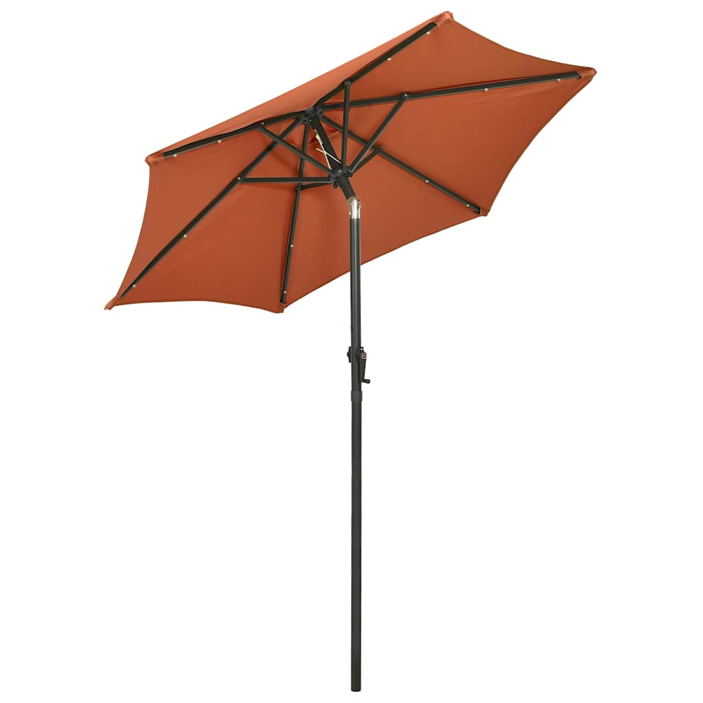 vidaXL Garden Parasol | Terracotta and Dark Grey 4