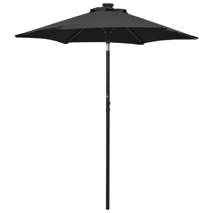 vidaXL Garden Parasol | Black and dark grey 1