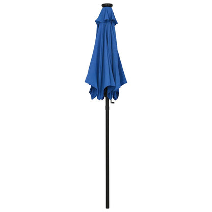 vidaXL Garden Parasol | Azure blue | Fabric (100% polyester) | 200cm diameter 3