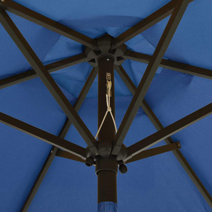 vidaXL Garden Parasol | Azure blue | Fabric (100% polyester) | 200cm diameter 5