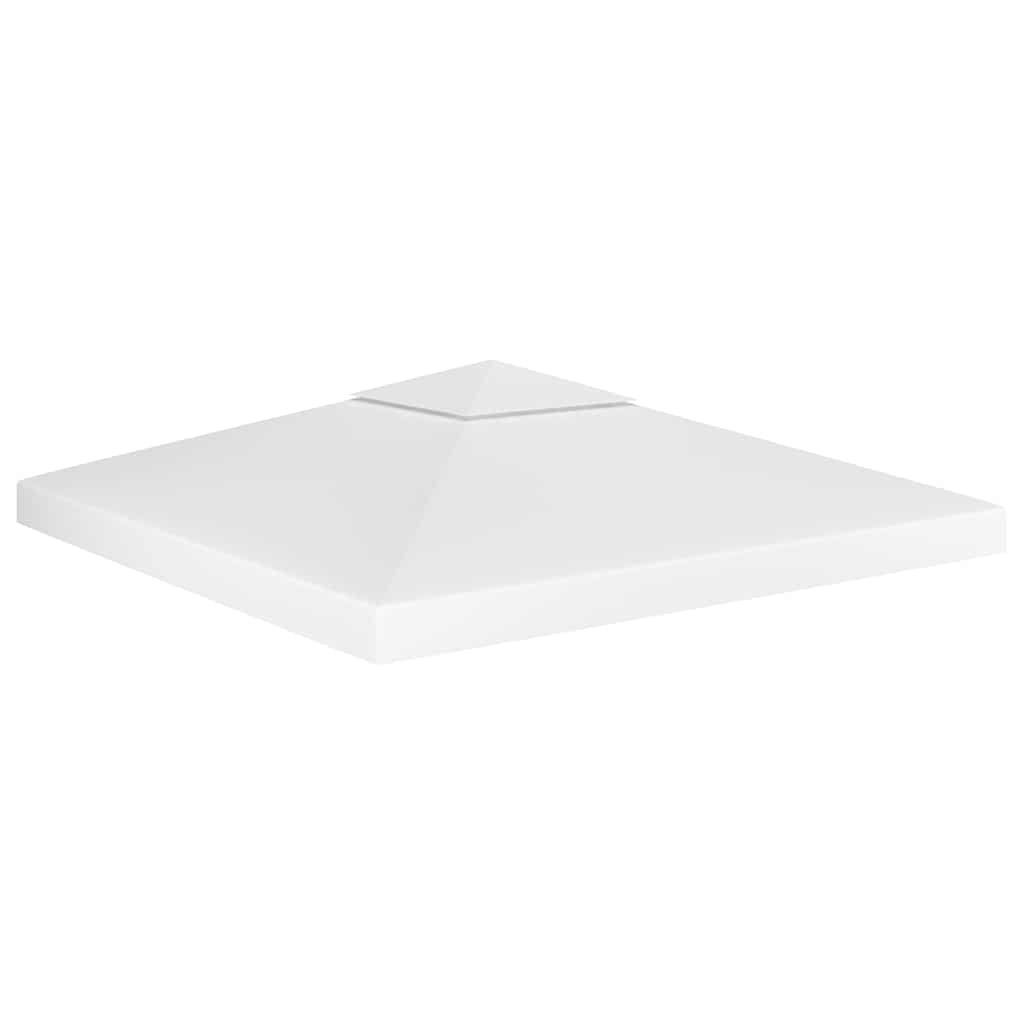 vidaXL 2-Tier Gazebo Top Cover 310 g/m² 3x3 m White 1