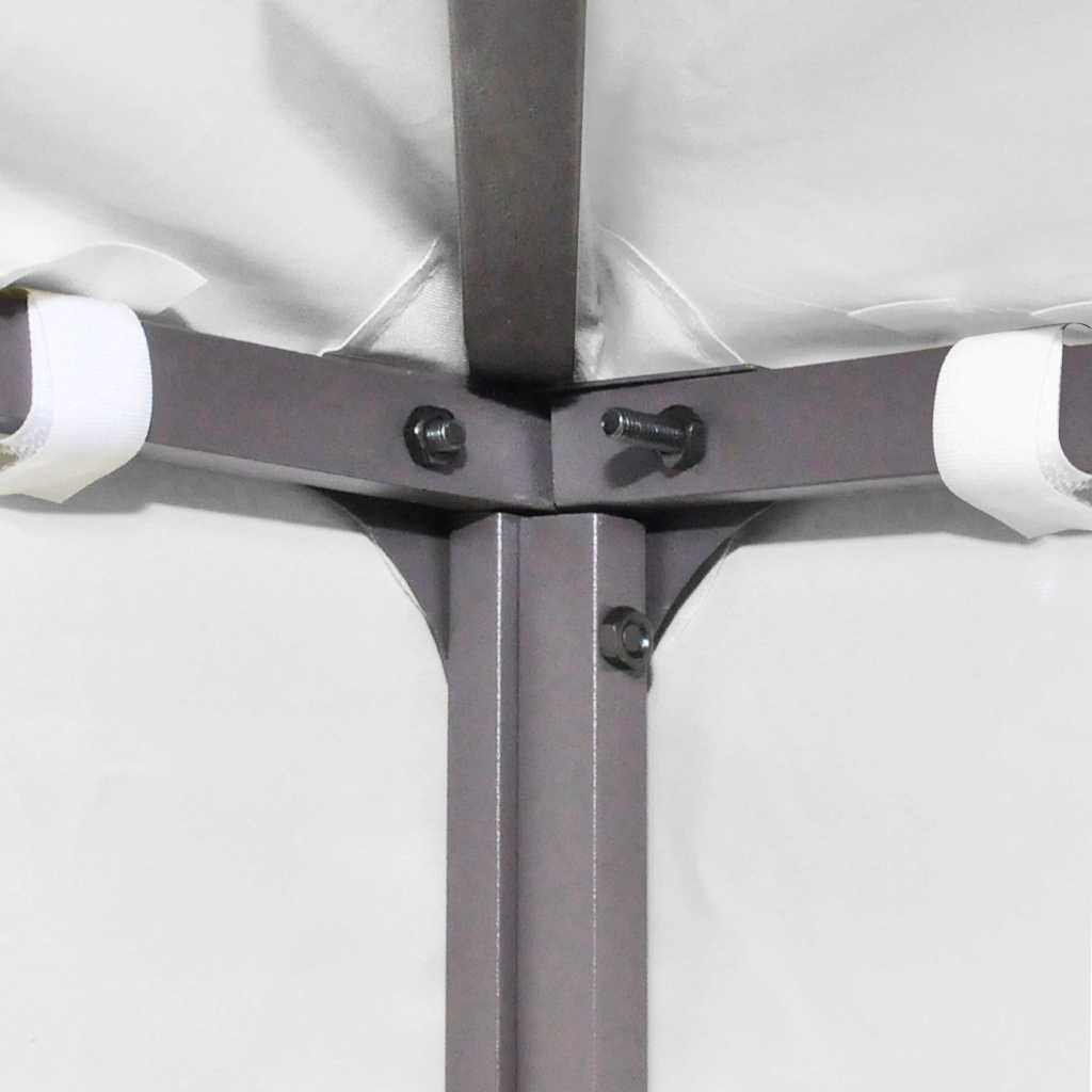 vidaXL 2-Tier Gazebo Top Cover 310 g/m² 3x3 m White 5