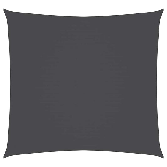 135086 vidaXL Sunshade Sail Oxford Fabric Square 5x5 m Anthracite 2