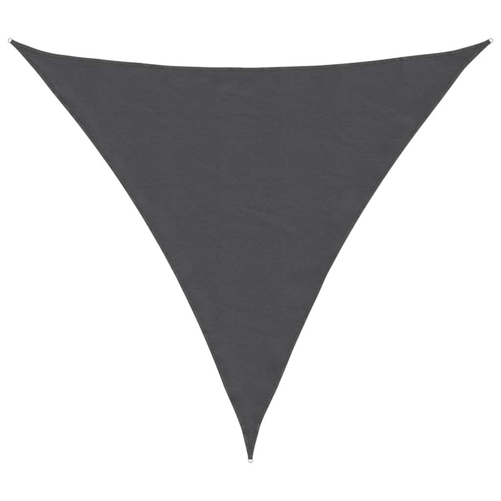 vidaXL Sun Sail | Anthracite | PU coated oxford fabric | 6x6x6 m 2