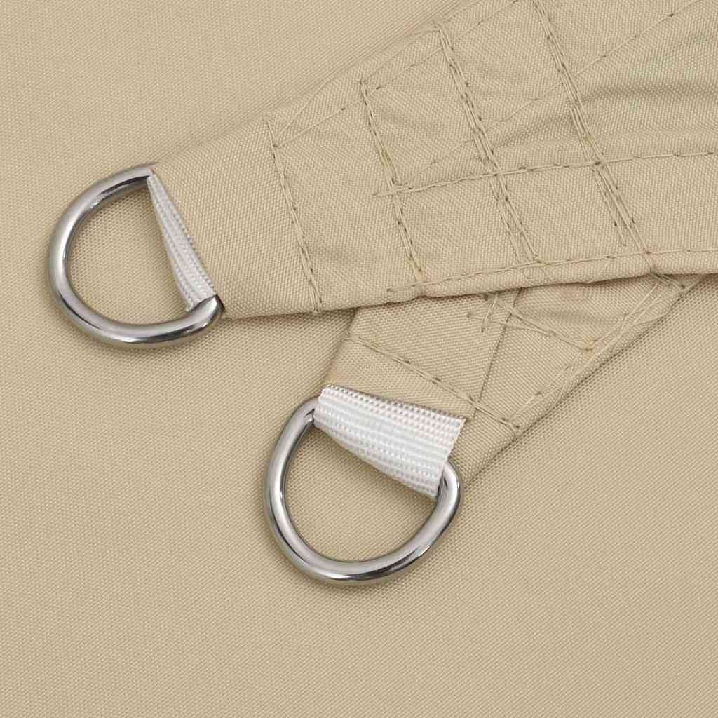 vidaXL Sunshade Sail Oxford Fabric Square 4.5x4.5 m Beige 6