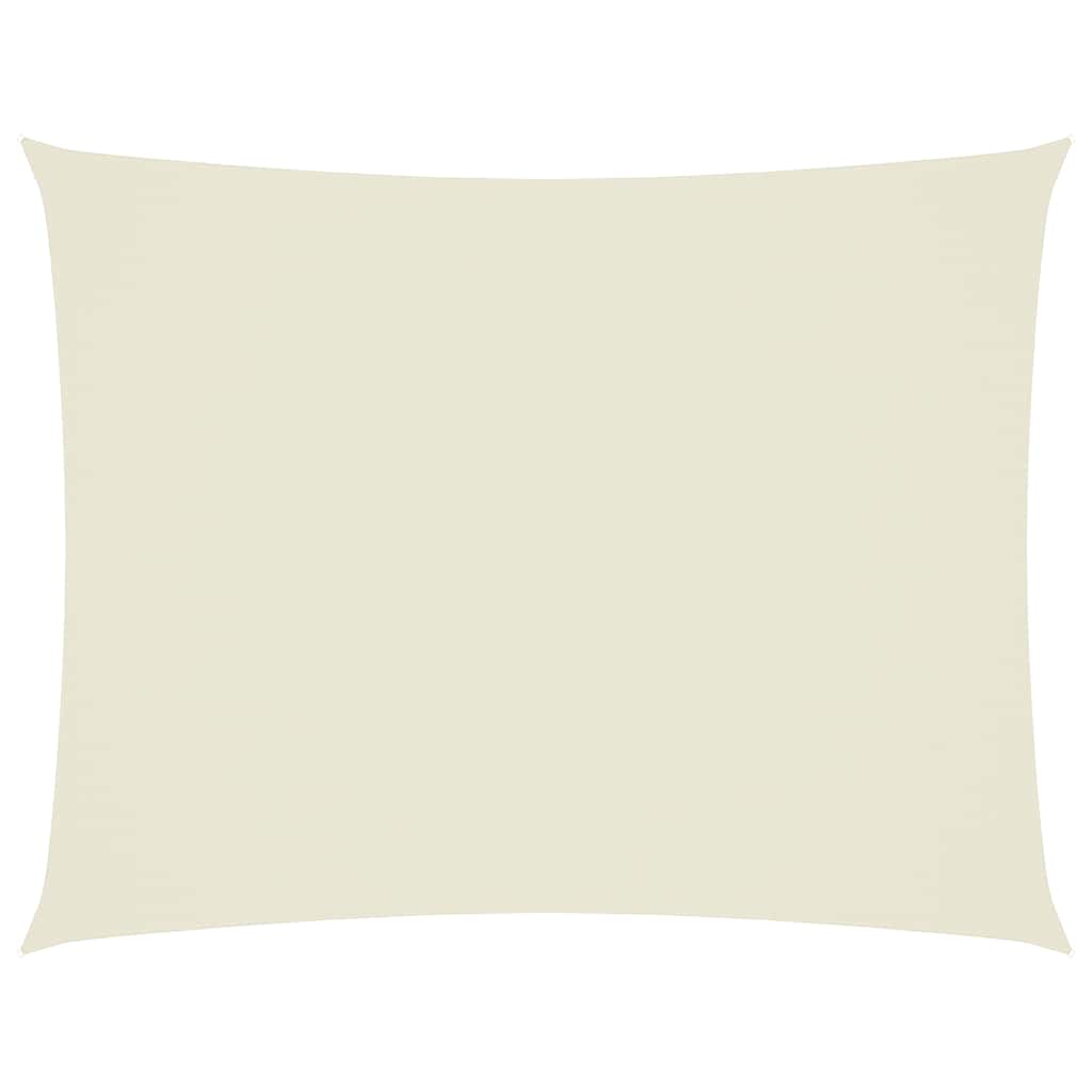 vidaXL Sunshade Sail Oxford Fabric Rectangular 4x5 m Cream 2