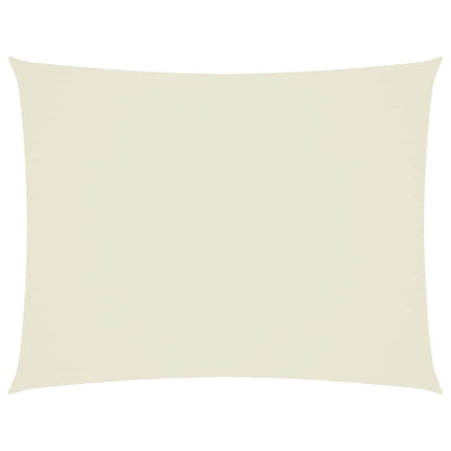 vidaXL Sunshade Sail Oxford Fabric Rectangular 4x5 m Cream 2