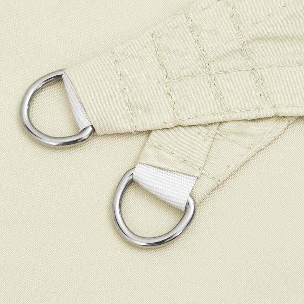 vidaXL Sunshade Sail Oxford Fabric Rectangular 4x5 m Cream 6