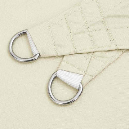 vidaXL Sunshade Sail Oxford Fabric Rectangular 4x5 m Cream 6