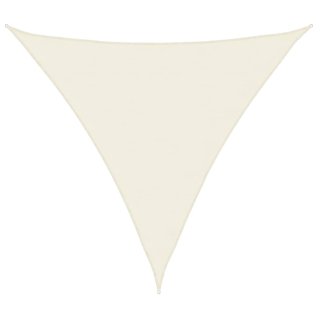 vidaXL Sun Sail | Cream | PU coated oxford fabric | 6x6x6 meters 2
