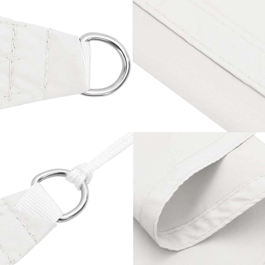 vidaXL Sunshade Sail Oxford Fabric Square 4.5x4.5 m White 6