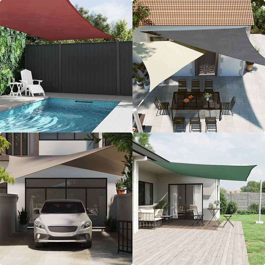 vidaXL Sunshade Sail Oxford Fabric Rectangular 4x7 m White 3