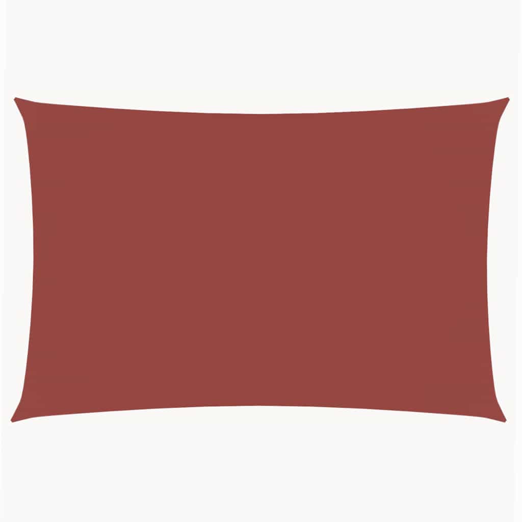 vidaXL Sunshade Sail Oxford Fabric Rectangular 3.5x5 m Terracotta 2