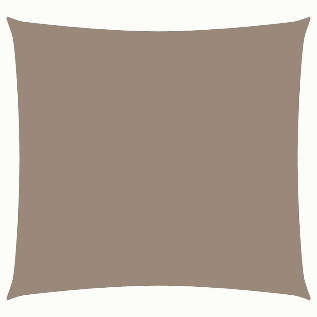 vidaXL Sunshade Sail Oxford Fabric Square 4x4 m Taupe 2