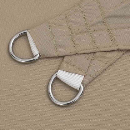 vidaXL Sunshade Sail Oxford Fabric Square 4x4 m Taupe 5