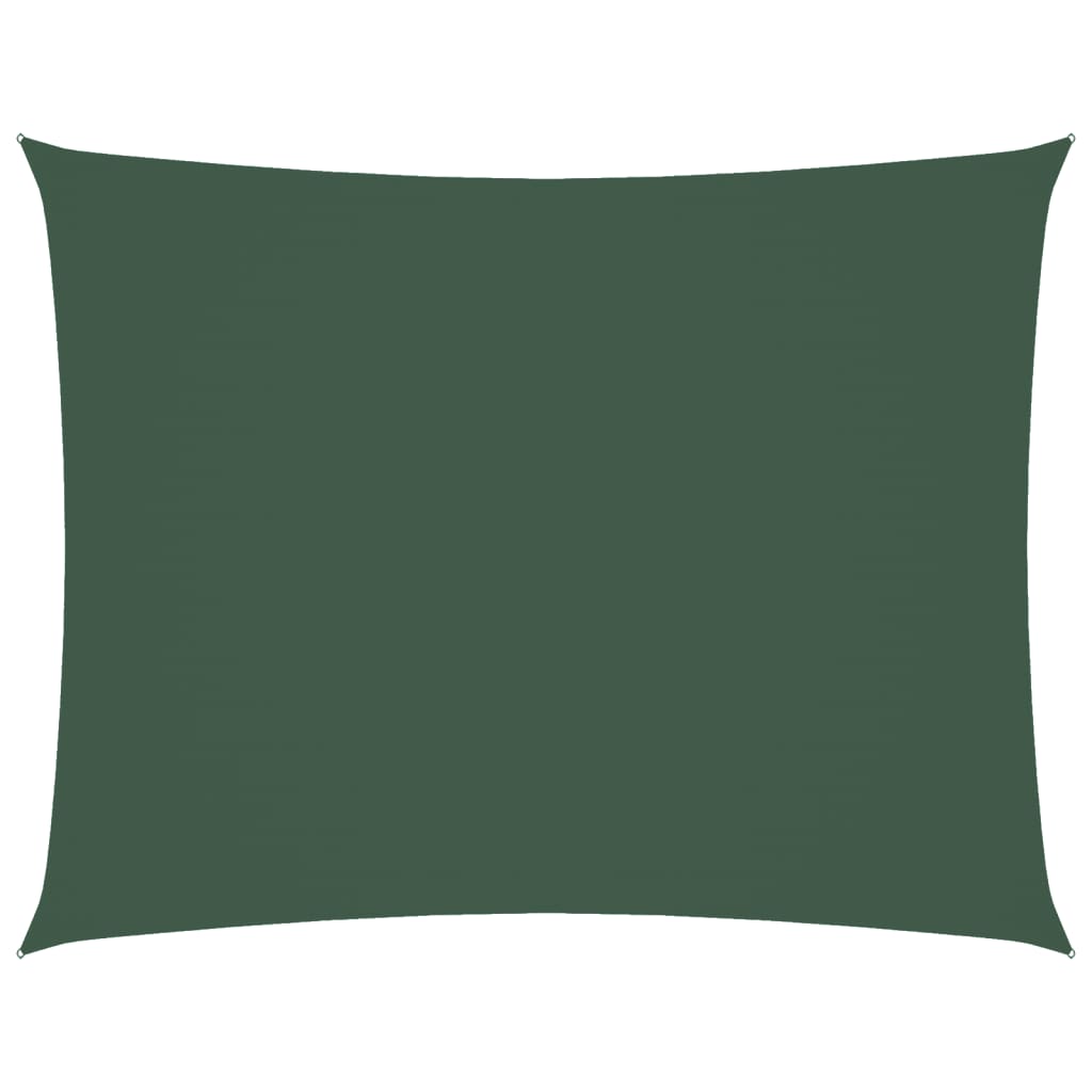 vidaXL Sunshade Sail Oxford Fabric Rectangular 3x6 m Dark Green 2