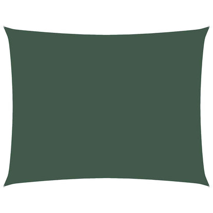 vidaXL Sunshade Sail Oxford Fabric Rectangular 3.5x5 m Dark Green 2