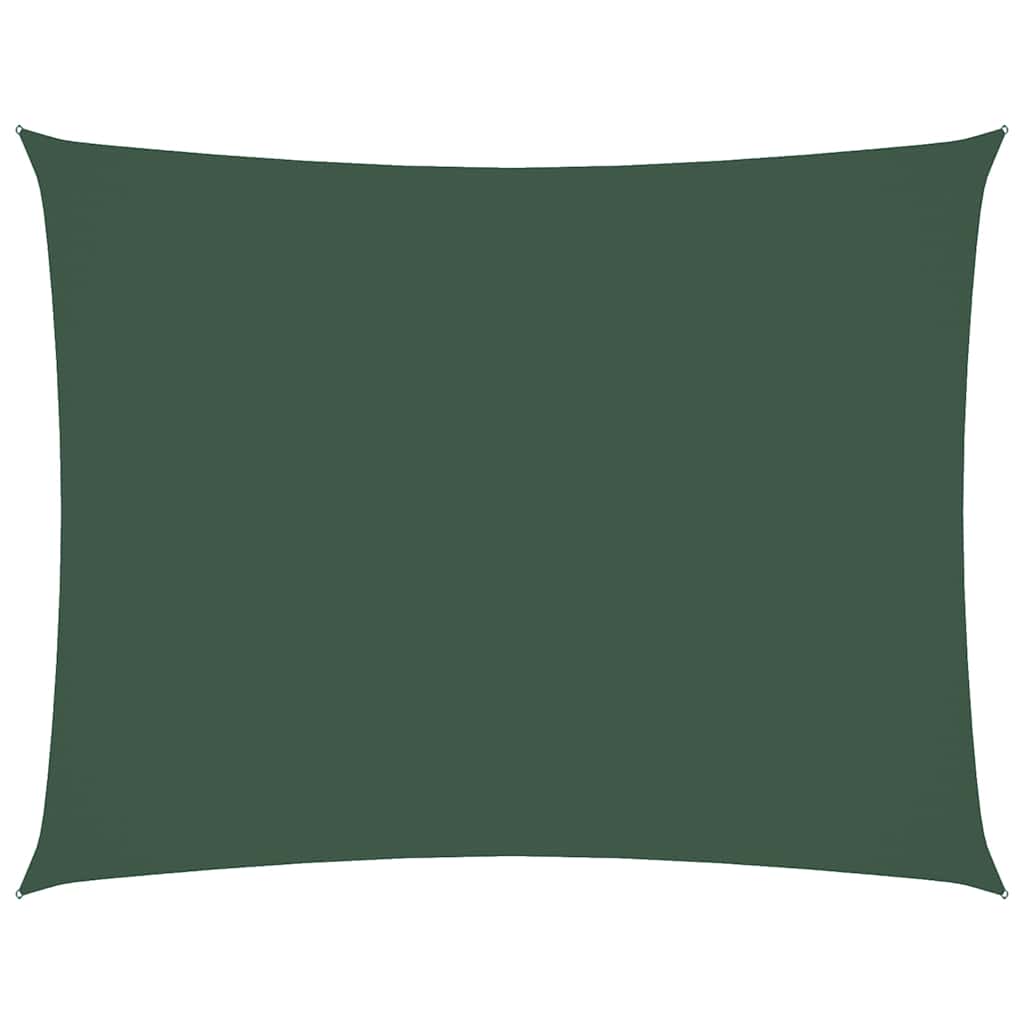vidaXL Sunshade Sail Oxford Fabric Rectangular 4x5 m Dark Green 2