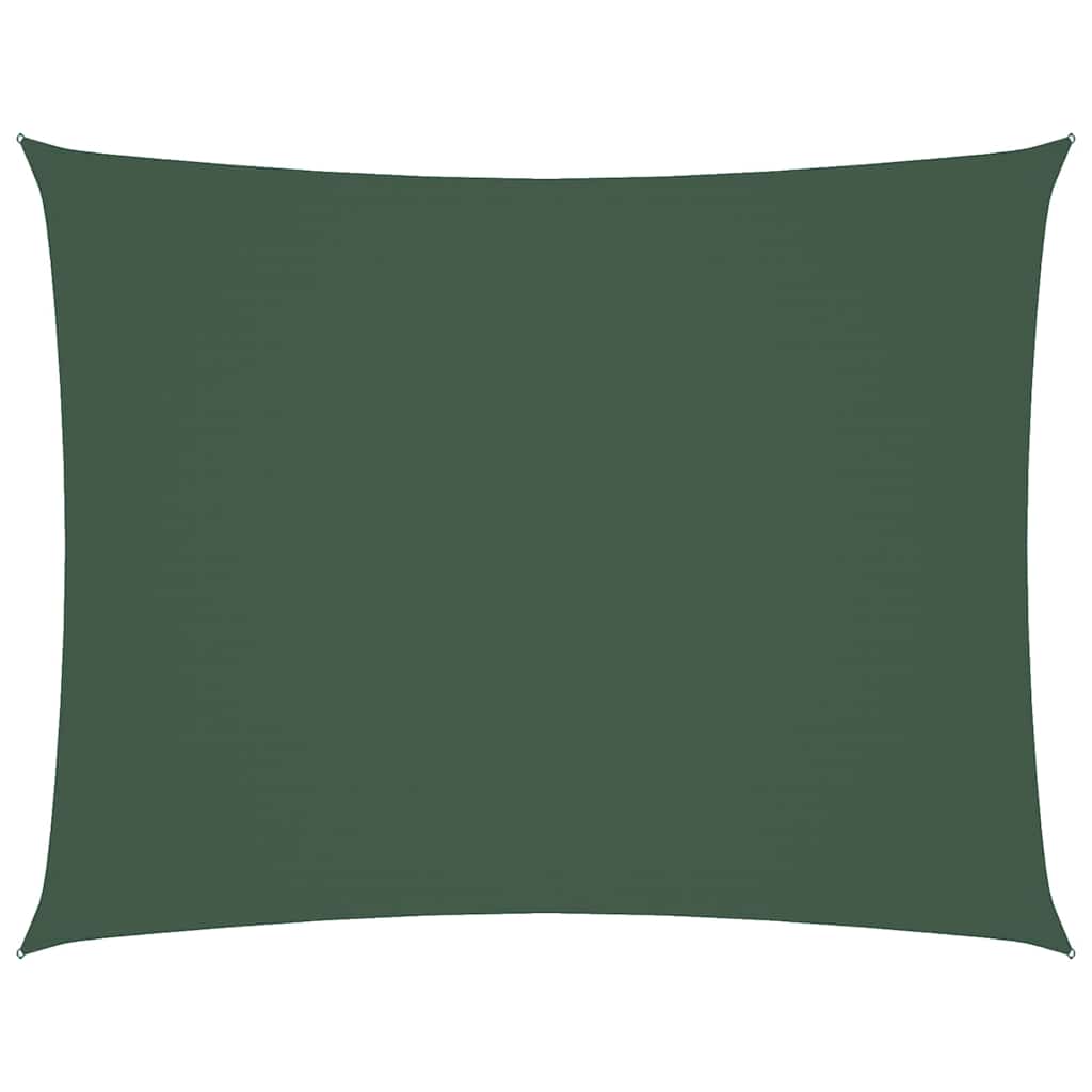 vidaXL Sunshade Sail Oxford Fabric Rectangular 4x6 m Dark Green 2