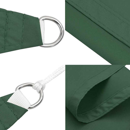 vidaXL Sunshade Sail Oxford Fabric Rectangular 4x6 m Dark Green 5