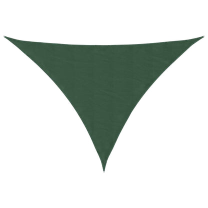 vidaXL Sunshade Sail Oxford Fabric Triangular 5x7x7 m Dark Green 2