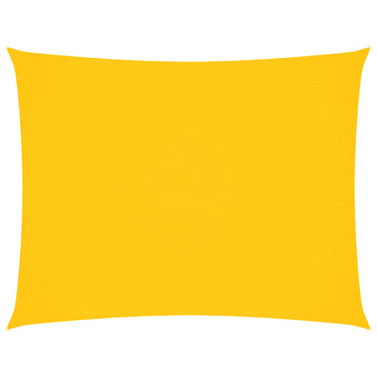 135601 vidaXL Sunshade Sail Oxford Fabric Rectangular 4x5 m Yellow 2