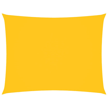 vidaXL Sunshade Sail Oxford Fabric Rectangular 4x6 m Yellow 2