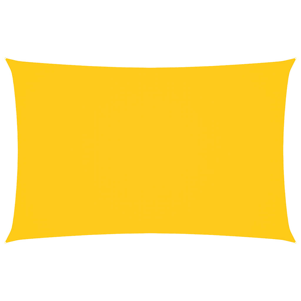 vidaXL Sunshade Sail Oxford Fabric Rectangular 4x7 m Yellow 2