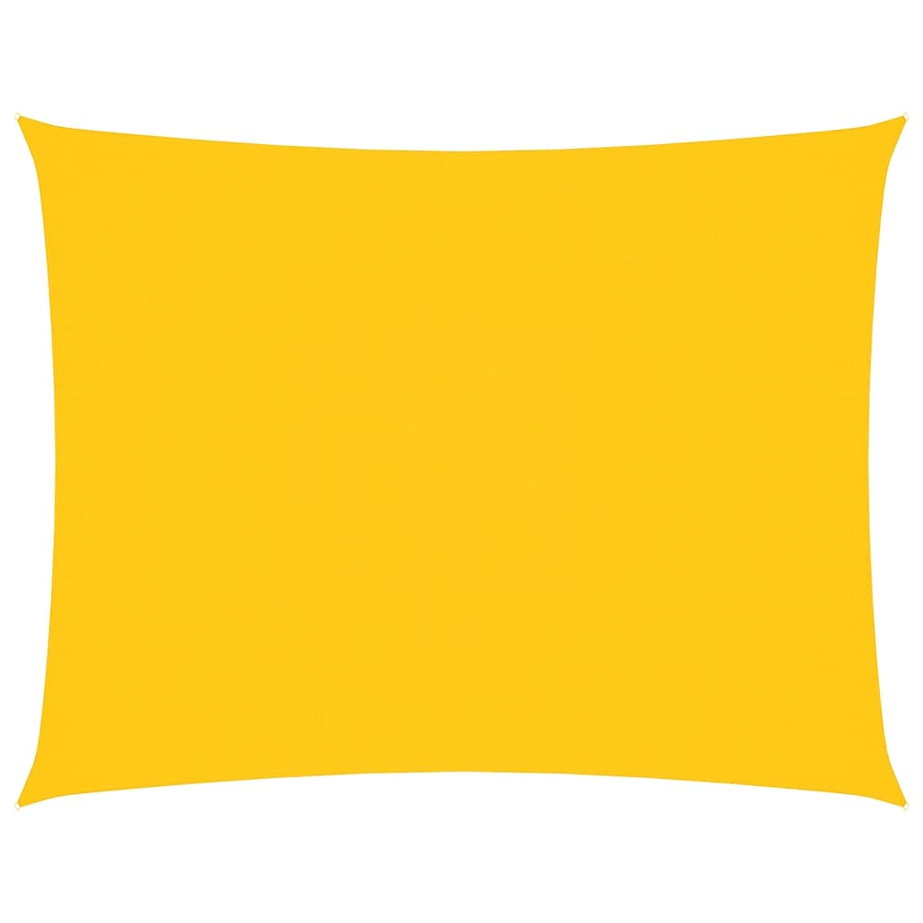 vidaXL Sunshade Sail Oxford Fabric Rectangular 5x6 m Yellow 2