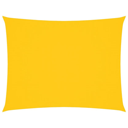 vidaXL Sunshade Sail Oxford Fabric Rectangular 5x6 m Yellow 2