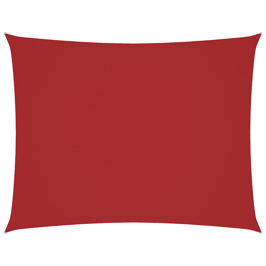 vidaXL Sunshade Sail Oxford Fabric Rectangular 4x6 m Red 2