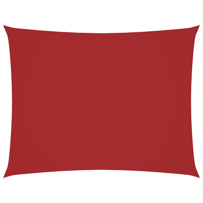 vidaXL Sunshade Sail Oxford Fabric Rectangular 4x6 m Red 2