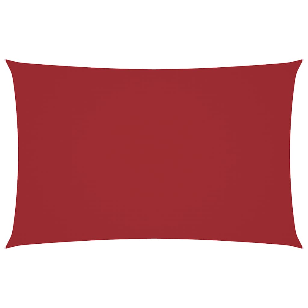 vidaXL Sunshade Sail Oxford Fabric Rectangular 4x7 m Red 2