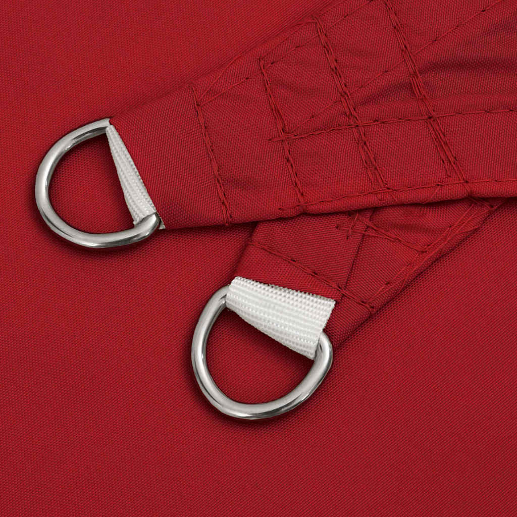 vidaXL Sunshade Sail Oxford Fabric Rectangular 4x7 m Red 5
