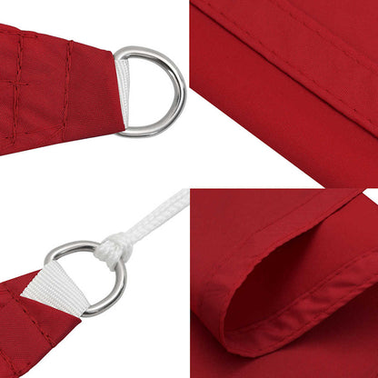 vidaXL Sunshade Sail Oxford Fabric Rectangular 4x7 m Red 6