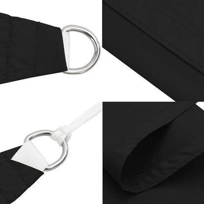 vidaXL Sunshade Sail Oxford Fabric Rectangular 4x7 m Black 6