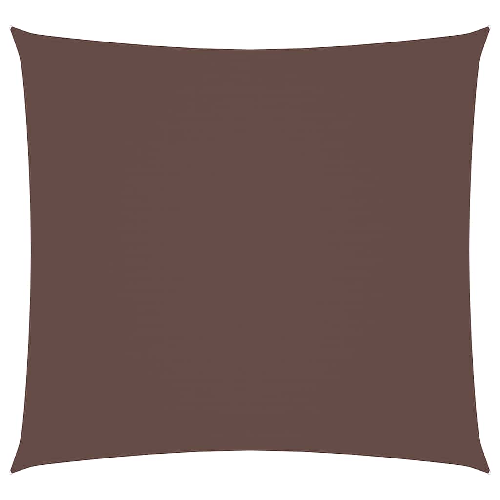 135800 vidaXL Sunshade Sail Oxford Fabric Square 4,5x4,5 m Brown 2