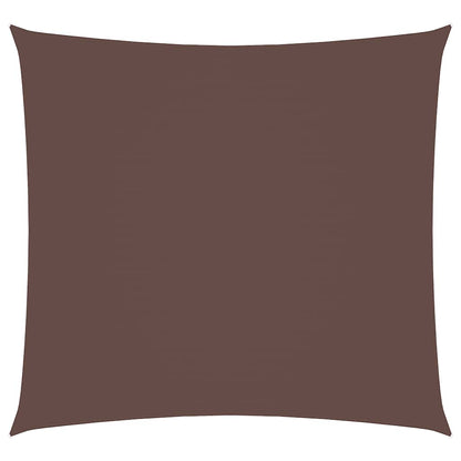 135800 vidaXL Sunshade Sail Oxford Fabric Square 4,5x4,5 m Brown 2