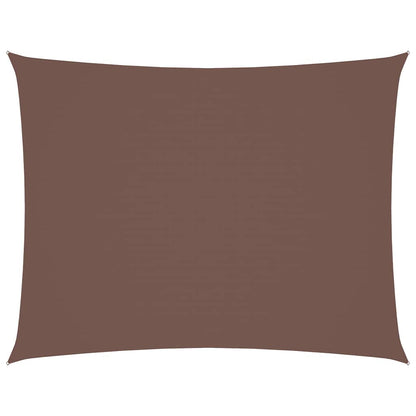 vidaXL Sunshade Sail Oxford Fabric Rectangular 4x6 m Brown 2