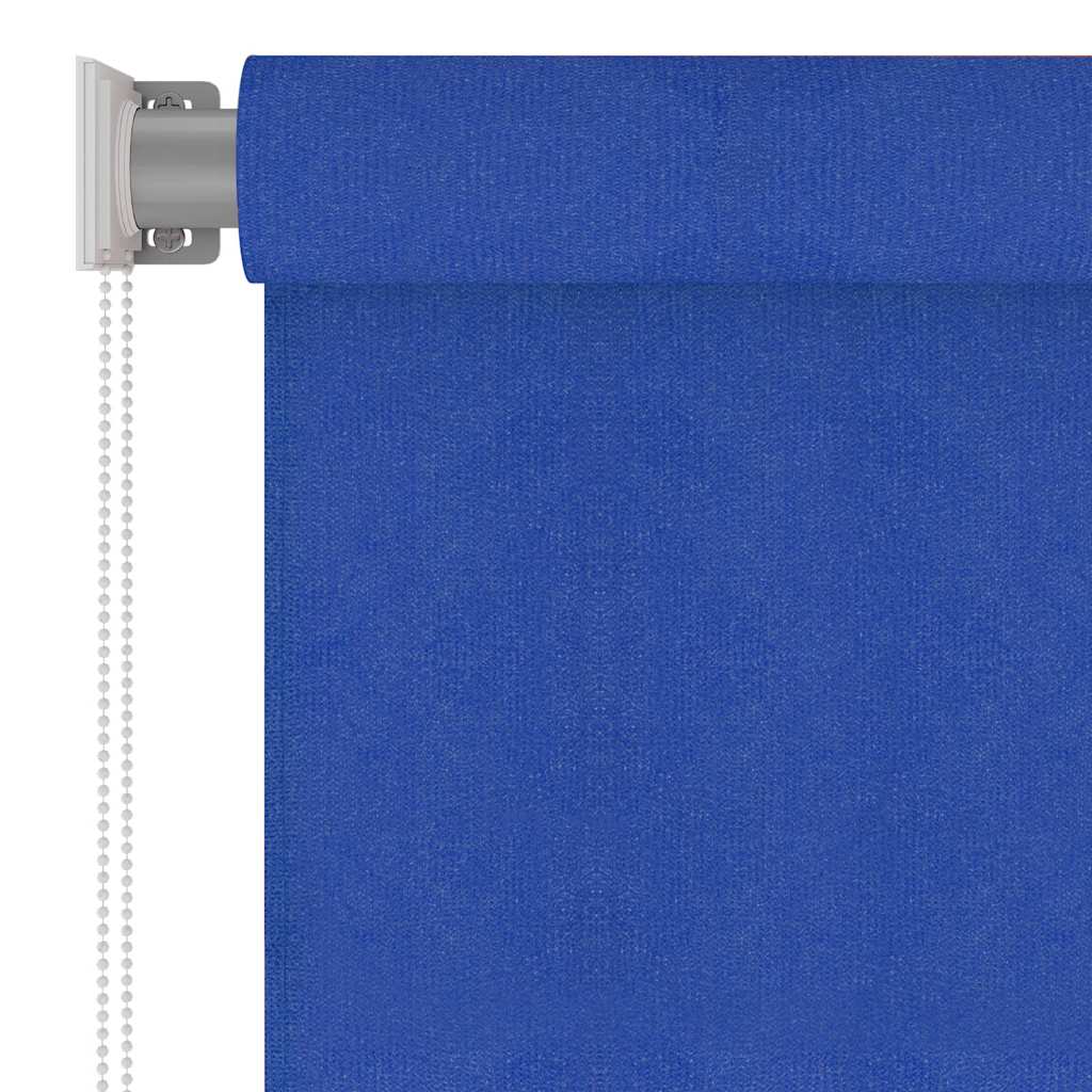 vidaXL Outdoor Roller Blind 355(W)x140(H) cm Blue HDPE 4