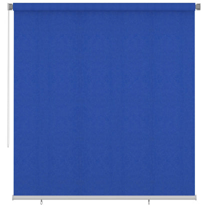 vidaXL Outdoor Roller Blind 225(W)x230(H) cm Blue HDPE 1
