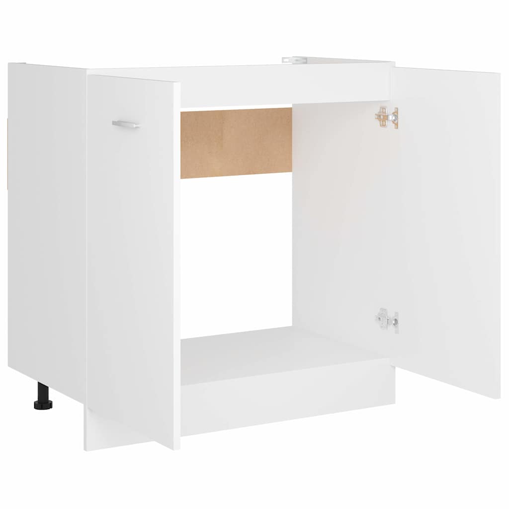 801196 vidaXL Sink Bottom Cabinet "Lyon" White 80x46x81,5 cm Engineered Wood 4